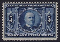 US Stamps #326 Mint LH and fresh CV $70