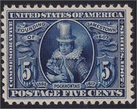 US Stamps #330 Mint NH with 4 large margin CV $375