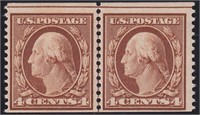 US Stamps #354 Mint Regummed Joint Line Pair with