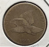 1858 Flying Eagle Cent Small Letters