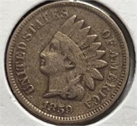 1859 Indian Head Cents