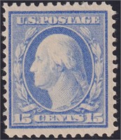 US Stamps #382 mint LH with light natural  CV $500