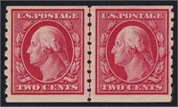 US Stamps #393 Mint NH Joint Line Pair wit CV $650