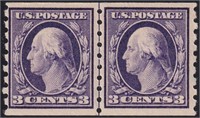 US Stamps #394 Mint NH Joint Line Pair wit CV $925