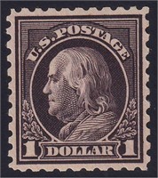US Stamps #460 Mint NH reperforated with  CV $1450