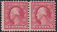 US Stamps #467 Mint HR 5 cent perf 10 erro CV $425