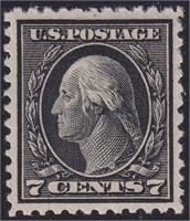 US Stamps #507 Mint NH with offset on rever CV $55