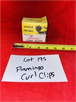 FLAMINGO CURL CLIPS & ADVERTISING BOX