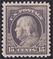 US Stamps #514 Mint NH lovely 15 cent perf  CV $75