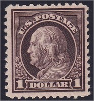 US Stamps #518 Mint NH $1 perf 11 CV $95