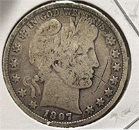 1897 Barber Half Dollar