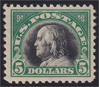 US Stamps #524 Mint NH 4 margins and rich  CV $340
