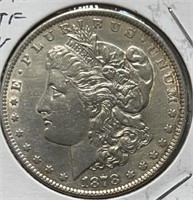 1878 Morgan Dollar 7 TF REV 79