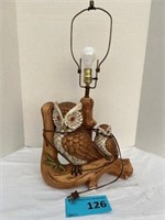 Decorative owl lamp - works