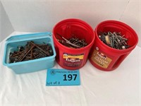 Lot of 3 nails and screws