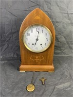 Seth Thomas Beehive Clock, Marquetry Design