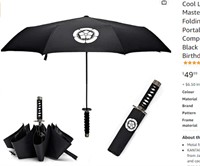 Katana Master Sword Hilt Handle Folding Umbrella