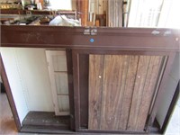 LARGE CABINET WITH SILDING DOORS NO SHELF,