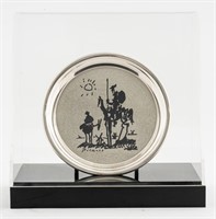 Picasso "Don Quixote" Sterling Plate