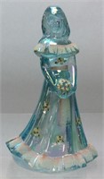 FENTON HAND PAINTED ARTIST SIGNED FIGURINE, 7in H