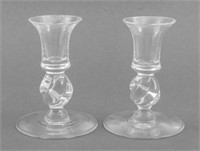 Orrefors Candlestick Holders for Tiffany & Co, Pr