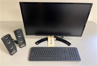 23.5" LG Computer Monitor w/ ONN Keyboard & More