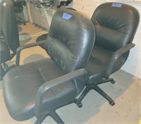(4) Misc. Rolling Desk Chairs