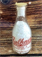 10" Falkner Dairy Products Milk Bottle
