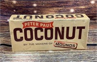 Vintage Peter Paul Coconut Mounds Candy Box