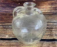 9" Vintage Glass Apple Cider Vinegar Jar