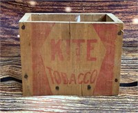 7x6x4" Wooden Kite Tobacco Box