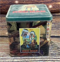 Vintage Red Man Chewing Tobacco Tin