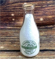 Vintage 10" Klondike Farm Milk Jar
