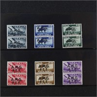 Italy Trieste Stamps #C1-C6 Pairs Mint NH, CV $332