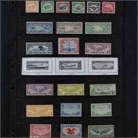 US Airmail Stamps #C1-C12, C16-C100 Mint