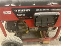 Husky Generator, 5,000 Running Watts, Gas