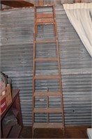 8 ft wooden ladder
