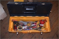 Stack-On tool box with contents