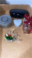 Container lot and fish paper weight