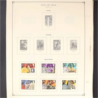 Isle of Man Stamps 2001-2012 Collection on pages,