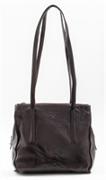 Prada Brown Leather Shoulder Bag