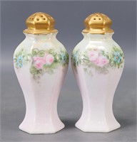 Pair of Czech. Porcelain Salt & Pepper Shakers