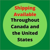 Shipping Available Throughout US and Canada