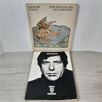 Leonard Cohen song books x 2