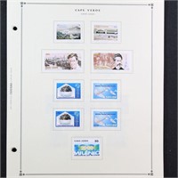 Cape Verde Stamps 2001-2005 Collection on pages