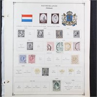 Netherlands Stamps 1870s-1940s Used and Mint, lots