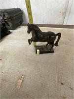 Cast iron horse bank