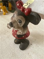 Vintage Minnie Mouse cast iron bank