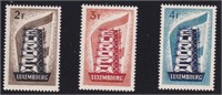 Luxembourg Stamps #318-320 Mint LH, Europa, CV $65
