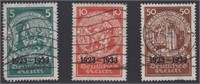Germany Stamps #B58a, B58b, B58d Used sin CV $1200